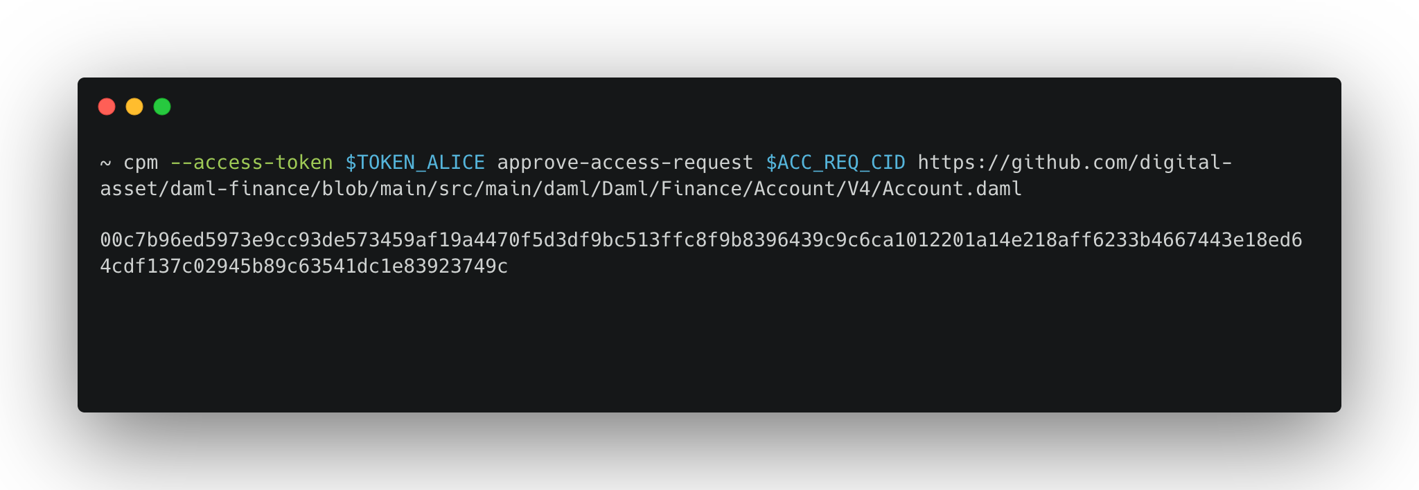 Approve access request